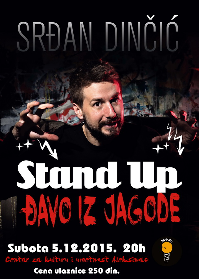 Stand Up komedija „Đavo iz jagode“ <br>Srđan Dinčić